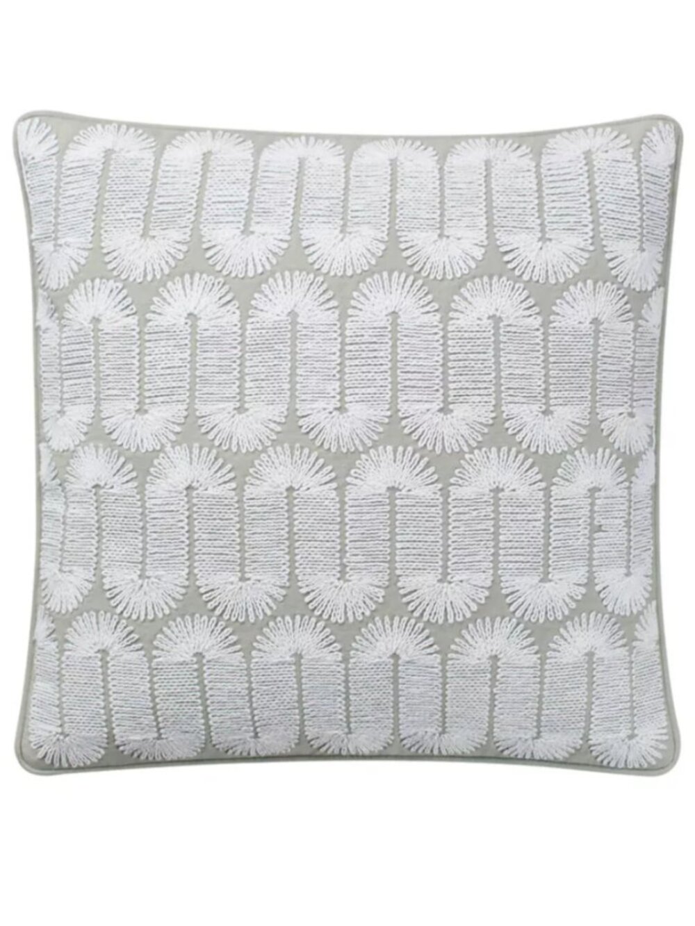 Southern Tide Oceanside Gray Pillow 20x20 NWT